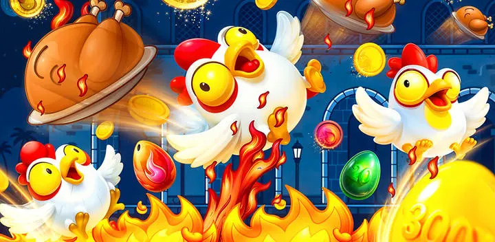 Partida de Chicken Road con el pollo avanzando y el multiplicador acumulado en pantalla