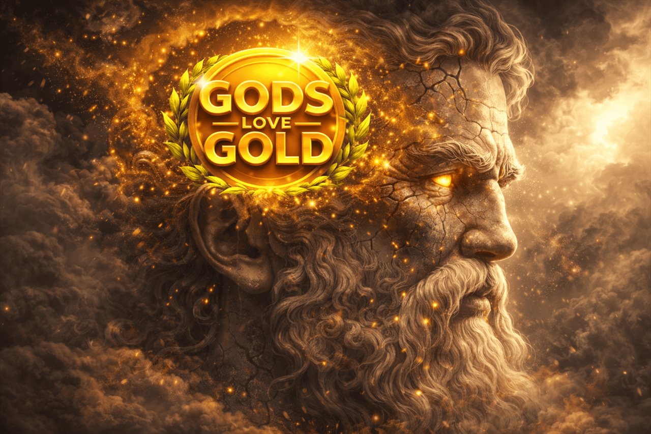 Tragamonedas Gods Love Gold de Check-In Games en Atlantic Casino