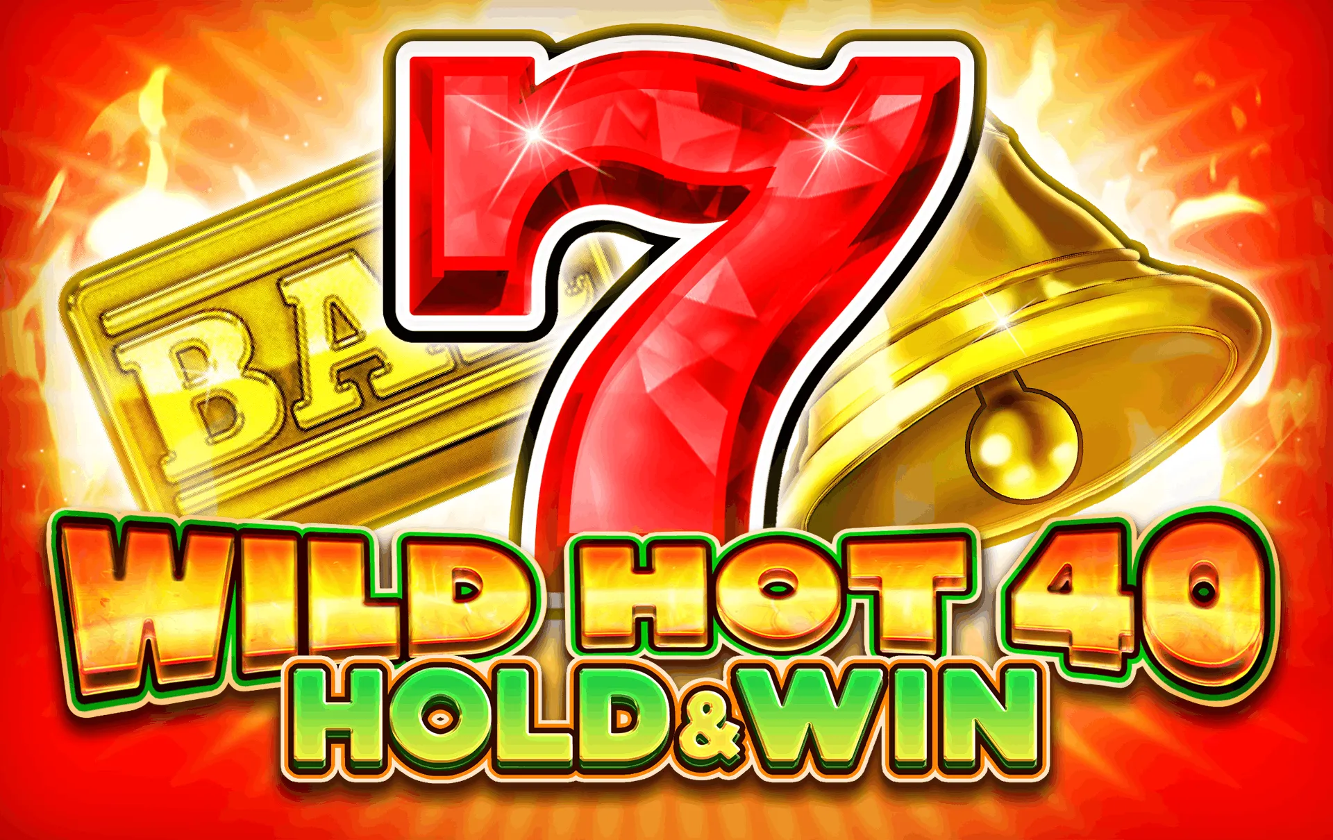 Detalle de las cuarenta l&iacute;neas de pago marcadas sobre los rodillos de Wild Hot 40